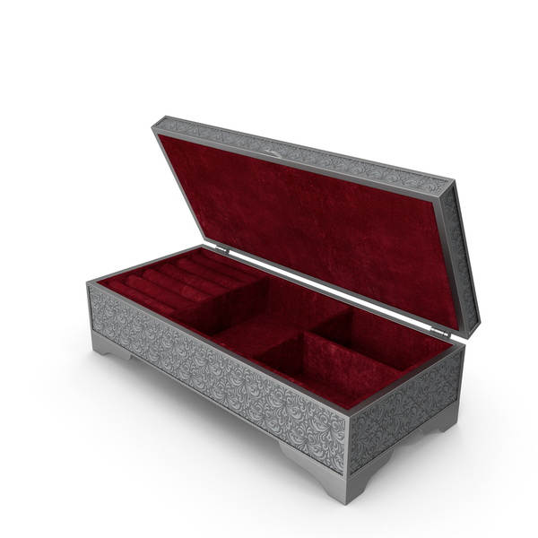 Silver Jewelry Box PNG & PSD Images Silver Jewelry Box PNG & PSD Images