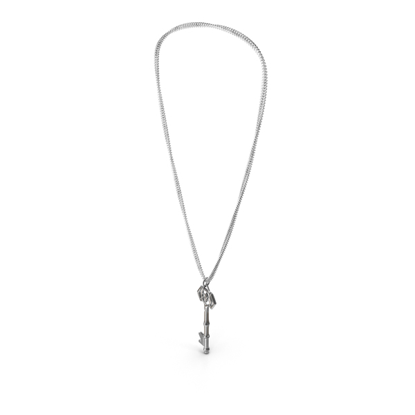 Silver Key Hanging on Chain PNG & PSD Images Silver Key Hanging on Chain PNG & PSD Images