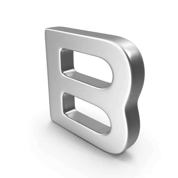 Language: Silver Letter B PNG & PSD Images Language: Silver Letter B PNG & PSD Images