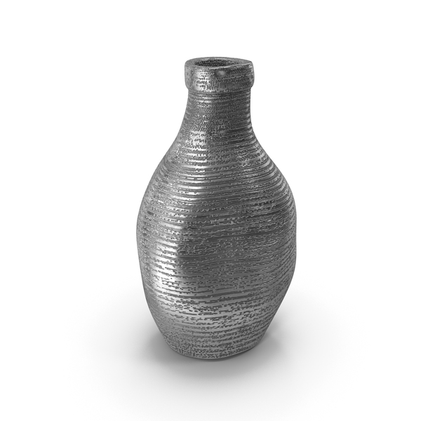 Silver Metal Vase PNG & PSD Images