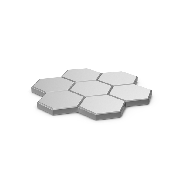 General Decor: Silver Octagon Panels PNG & PSD Images
