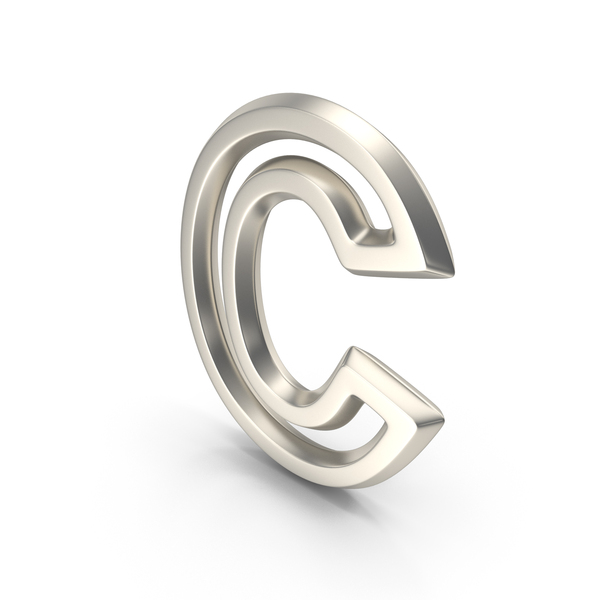 Silver outline letter c png images psds for download pixelsquid