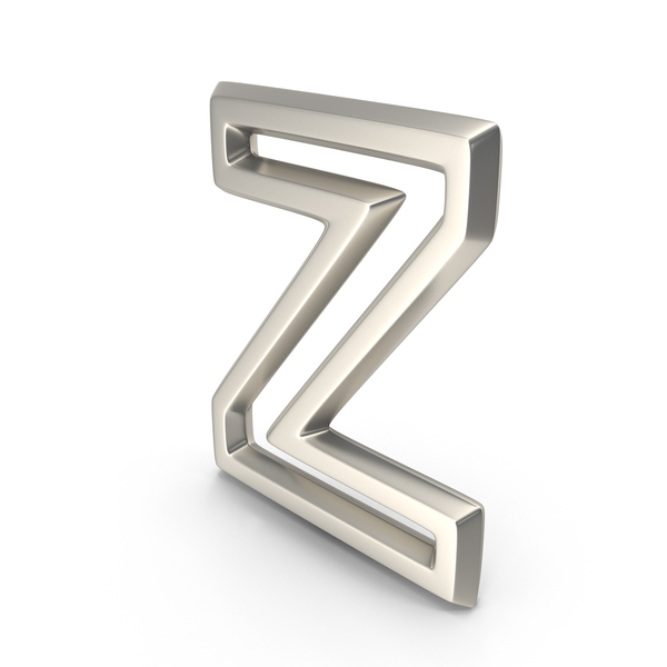 Silver Outline Letter Z PNG Images & PSDs for Download | PixelSquid ...