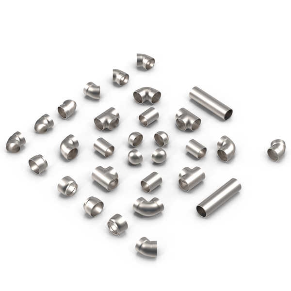 Industrial: Silver Pipes and Fittings PNG & PSD Images Industrial: Silver Pipes and Fittings PNG & PSD Images