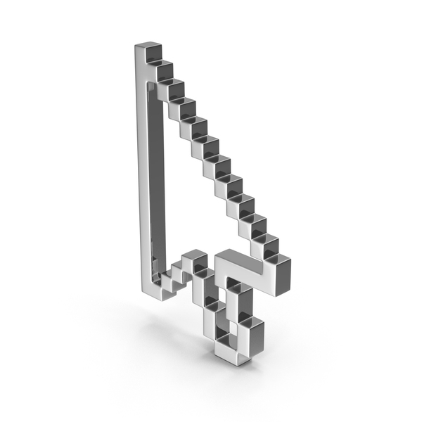 Cursor: Silver Pixelated Arrow PNG & PSD Images Cursor: Silver Pixelated Arrow PNG & PSD Images