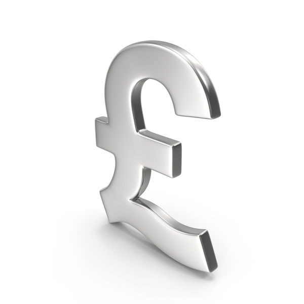 Symbols: Silver Pound Symbol PNG & PSD Images