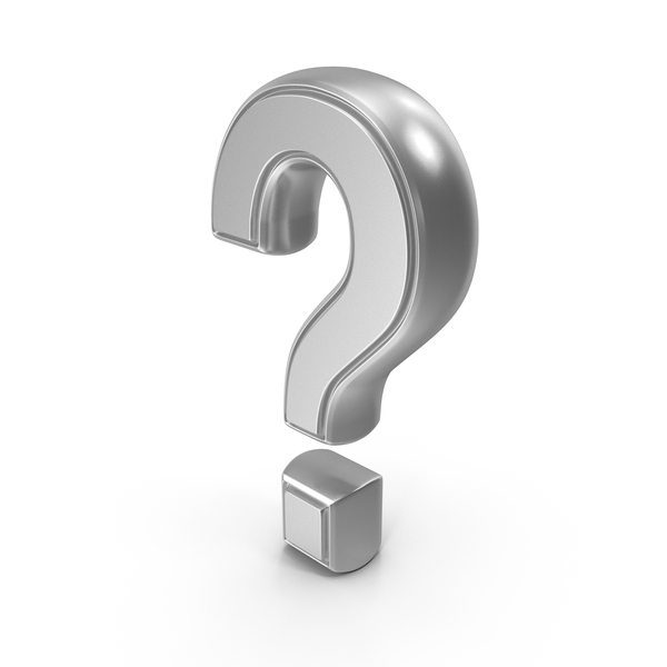 Silver Question Mark Symbol PNG Images & PSDs for Download | PixelSquid ...