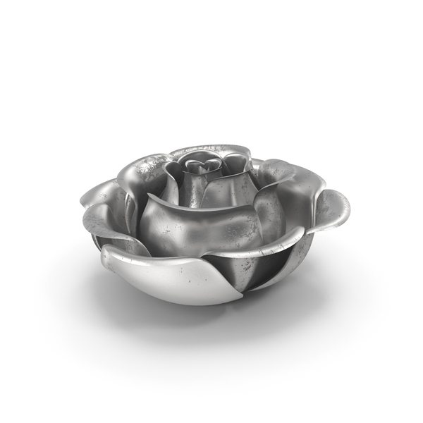 Silver Rose PNG & PSD Images Silver Rose PNG & PSD Images