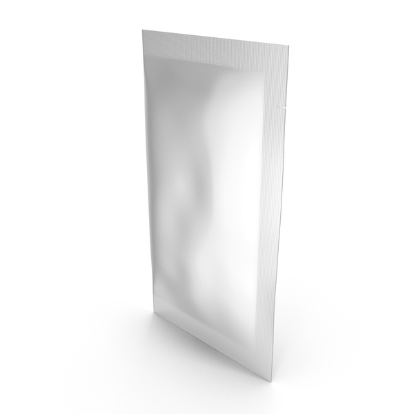 Food Container: Silver Sachet Packaging PNG & PSD Images