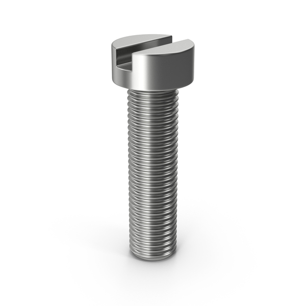 Silver Slotted Head Bolt PNG & PSD Images Silver Slotted Head Bolt PNG & PSD Images