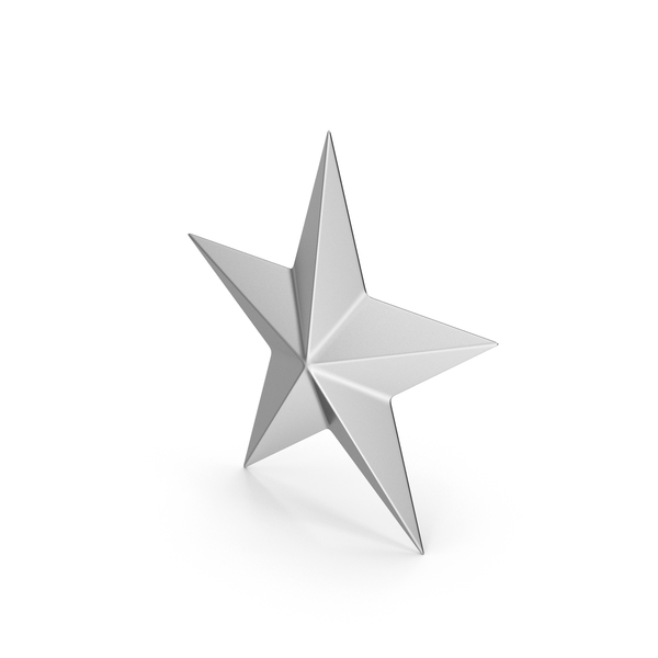 Silver Star PNG Images & PSDs for Download | PixelSquid - S116768265