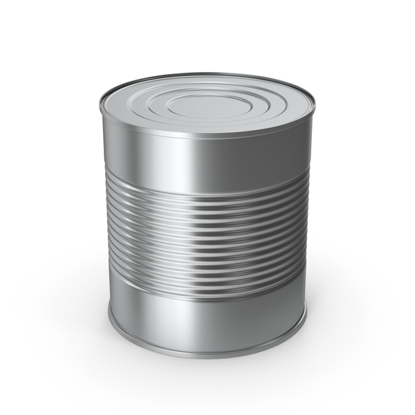 Silver Tin Can PNG Images & PSDs for Download | PixelSquid - S122368688