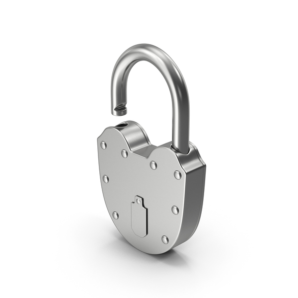 Silver Unlocked Padlock PNG & PSD Images Silver Unlocked Padlock PNG & PSD Images