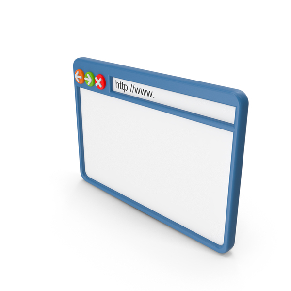 Website: Simple Internet Browser Interface Symbol PNG & PSD Images