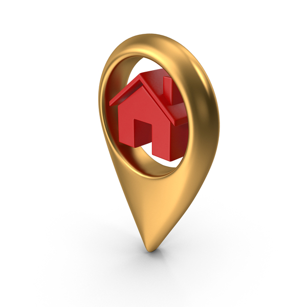 Single Home Location Pin PNG & PSD Images Single Home Location Pin PNG & PSD Images