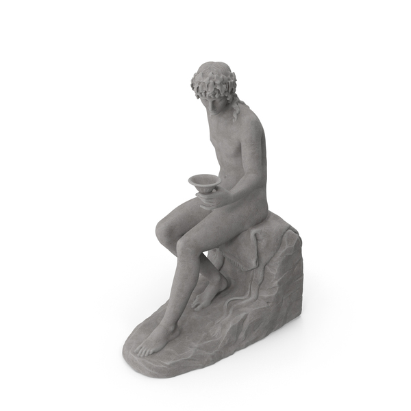 Statue: Sitting Bacchus Stone PNG & PSD Images Statue: Sitting Bacchus Stone PNG & PSD Images