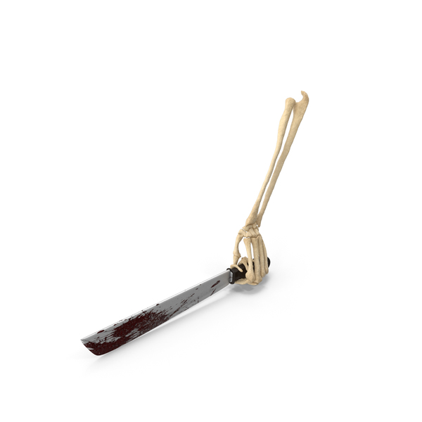 Skeleton Hand Holding a Bloody Machete PNG & PSD Images Skeleton Hand Holding a Bloody Machete PNG & PSD Images