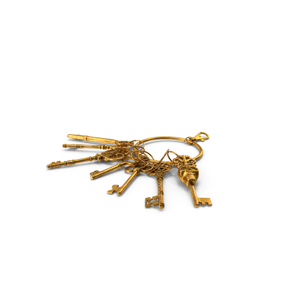 Key: Skeleton Keys Bunch Gold PNG & PSD Images Key: Skeleton Keys Bunch Gold PNG & PSD Images