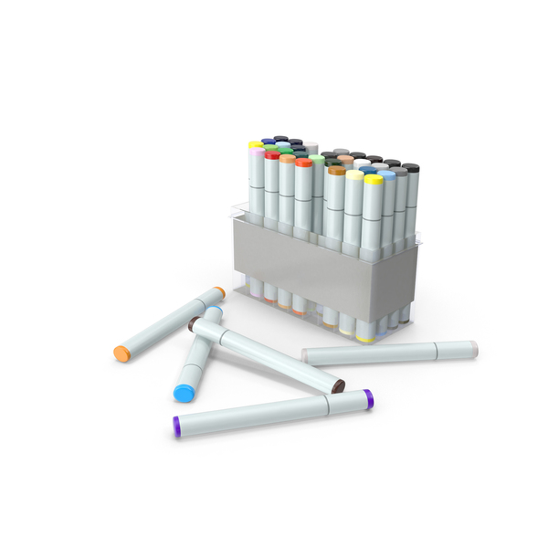 Sketch Markers PNG & PSD Images