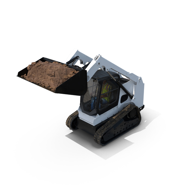 Skid Steer Loader With Operator And Soil Load PNG & PSD Images Skid Steer Loader With Operator And Soil Load PNG & PSD Images
