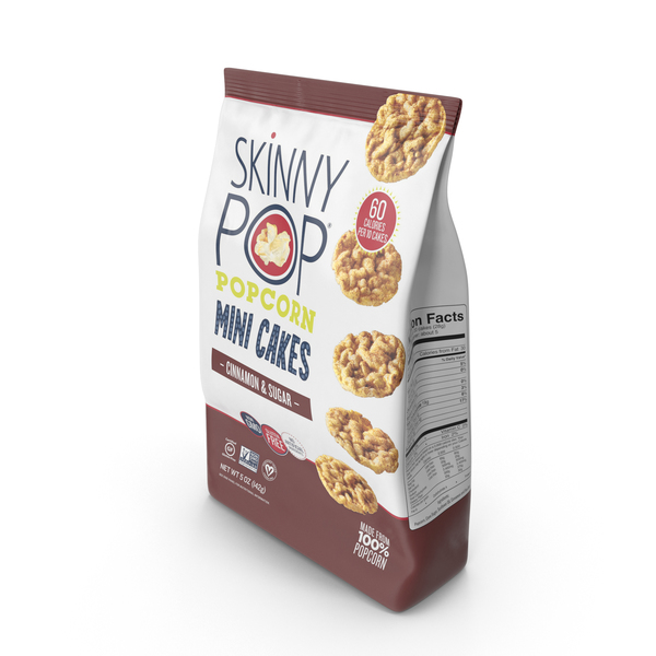 Popcorn: SkinnyPop Cinnamon Sugar Mini Cakes PNG & PSD Images