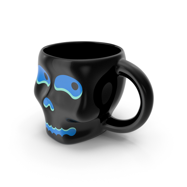 Zarf: Skull Mug Blue PNG & PSD Images Zarf: Skull Mug Blue PNG & PSD Images