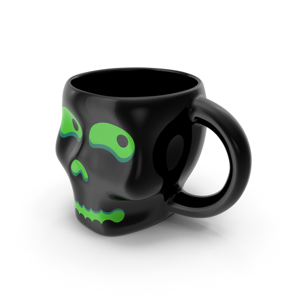 Zarf: Skull Mug Green PNG & PSD Images Zarf: Skull Mug Green PNG & PSD Images