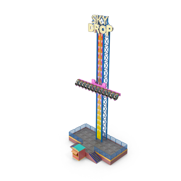 Sky Drop Amusement Park Ride PNG & PSD Images Sky Drop Amusement Park Ride PNG & PSD Images