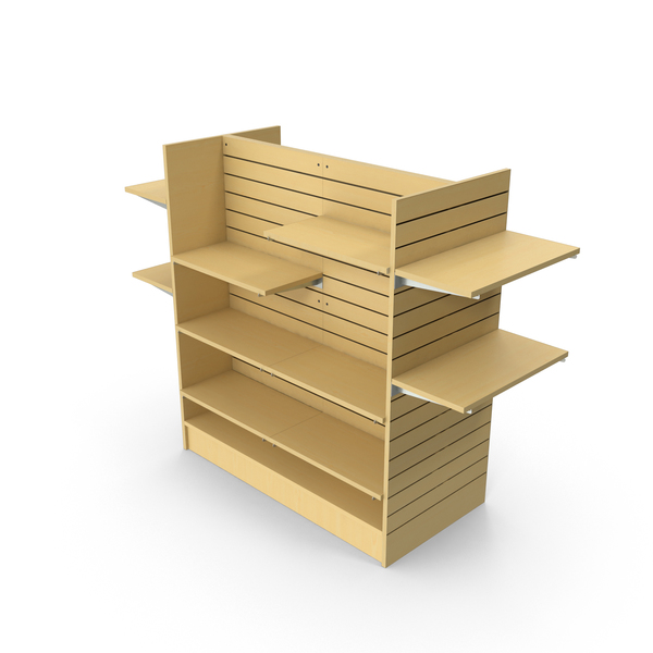 Display Stand: Slat Wall Shelves PNG & PSD Images Display Stand: Slat Wall Shelves PNG & PSD Images