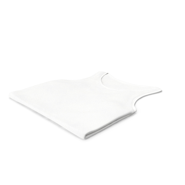 Tank Top: Sleeveless Folded Female Blank White PNG & PSD Images Tank Top: Sleeveless Folded Female Blank White PNG & PSD Images