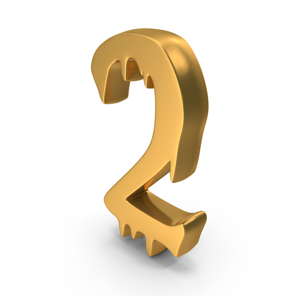 Slime Melt Halloween Alphabets Number 2 Gold PNG & PSD Images Slime Melt Halloween Alphabets Number 2 Gold PNG & PSD Images