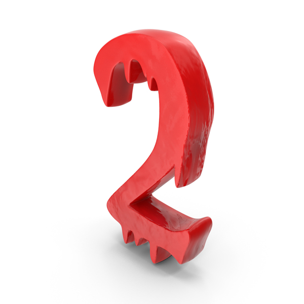 Slime Melt Halloween Alphabets Red Number 2 PNG & PSD Images Slime Melt Halloween Alphabets Red Number 2 PNG & PSD Images