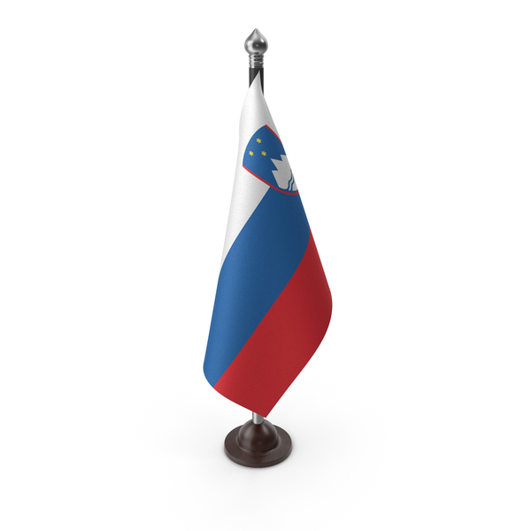 Slovenia Cloth Flag Stand PNG & PSD Images