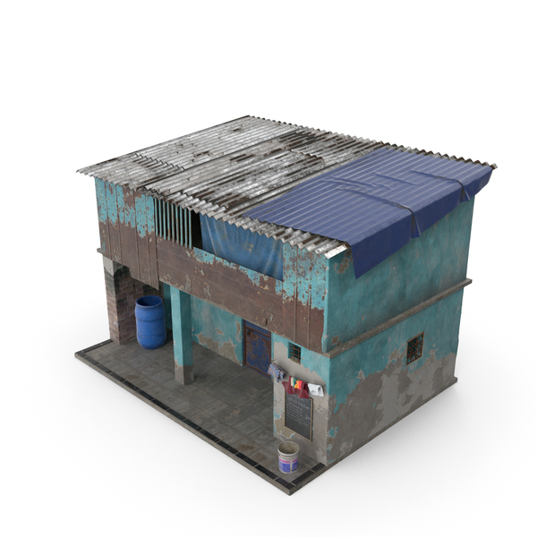 Shack: Slum House Scene PNG & PSD Images