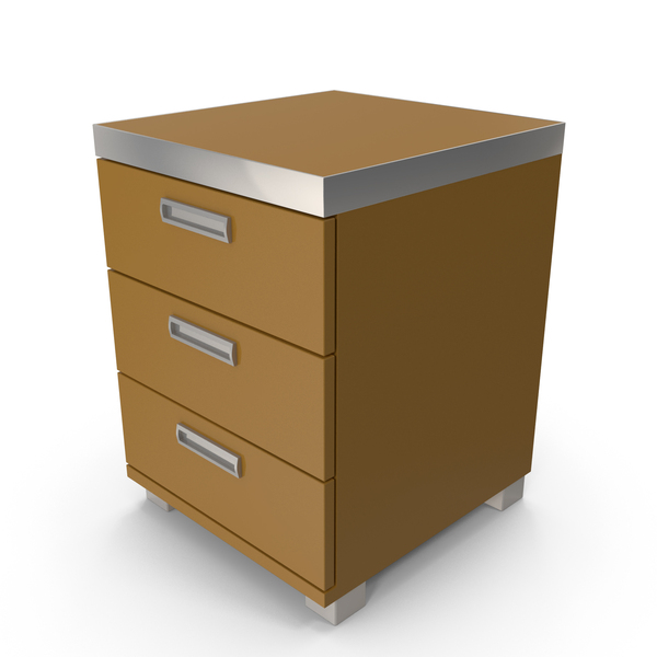 Small Bedside Table Brown PNG & PSD Images