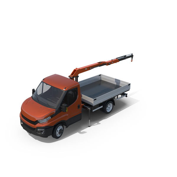 Mobile: Small Crane Truck PNG & PSD Images