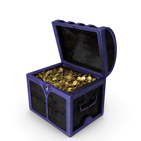 Treasure: Small Magical Chest with Coins PNG & PSD Images Treasure: Small Magical Chest with Coins PNG & PSD Images
