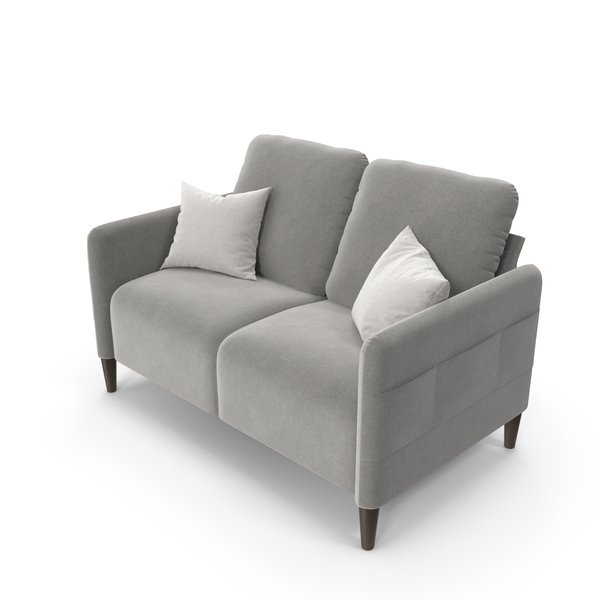 Sectional: Small Minimal Sofa With Legs Grey PNG & PSD Images Sectional: Small Minimal Sofa With Legs Grey PNG & PSD Images