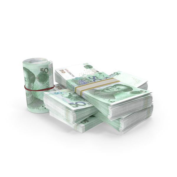 Banknote: Small Pile of Chinese Yuan Stacks PNG & PSD Images Banknote: Small Pile of Chinese Yuan Stacks PNG & PSD Images