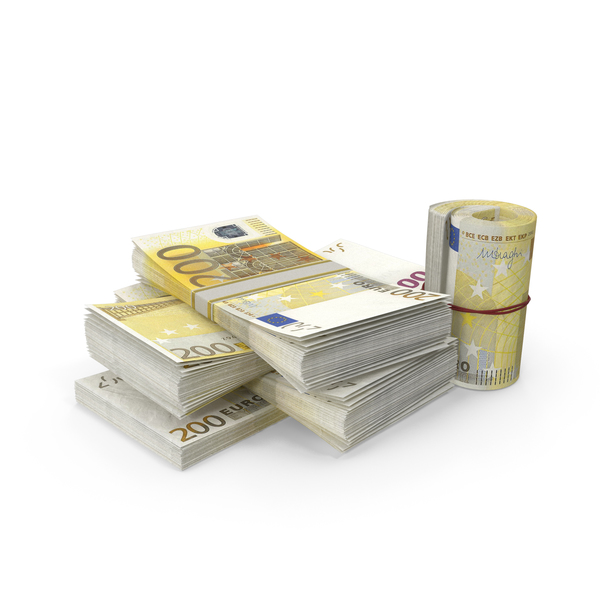 Banknote: Small Pile of Euro Stacks PNG & PSD Images Banknote: Small Pile of Euro Stacks PNG & PSD Images
