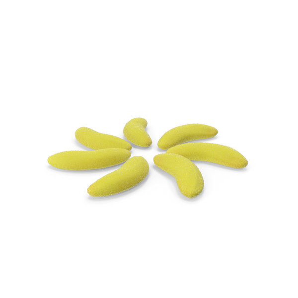Bear: Small Pile Of Gummy Bananas PNG & PSD Images Bear: Small Pile Of Gummy Bananas PNG & PSD Images