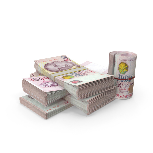 Banknote: Small Pile of Singapore Dollar Stacks PNG & PSD Images Banknote: Small Pile of Singapore Dollar Stacks PNG & PSD Images