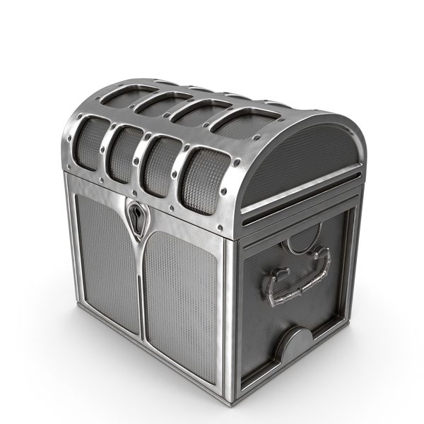 Treasure: Small Silver Chest Locked PNG & PSD Images Treasure: Small Silver Chest Locked PNG & PSD Images