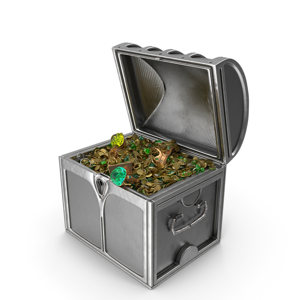 Small Silver Treasure Chest PNG & PSD Images Small Silver Treasure Chest PNG & PSD Images