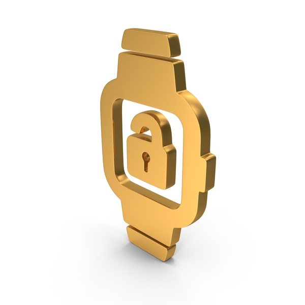 Logo: Smart Watch Secure Lock Protection Icon Gold PNG & PSD Images Logo: Smart Watch Secure Lock Protection Icon Gold PNG & PSD Images