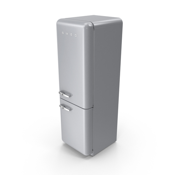 Refrigerator: Smeg Grey PNG & PSD Images Refrigerator: Smeg Grey PNG & PSD Images