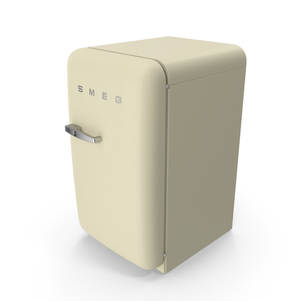 SMEG White Fridge PNG & PSD Images SMEG White Fridge PNG & PSD Images