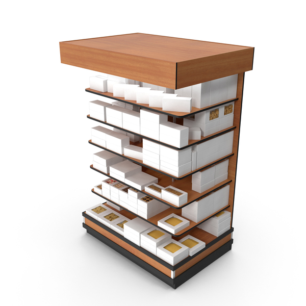 Shelving: Snack Box Supermarket End Cap PNG & PSD Images Shelving: Snack Box Supermarket End Cap PNG & PSD Images