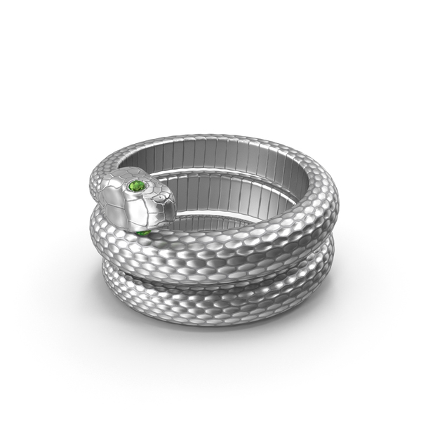 Fashion: Snake Ring Silver PNG & PSD Images