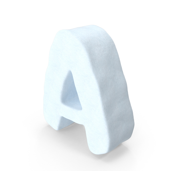 Language: Snow Letter A PNG & PSD Images Language: Snow Letter A PNG & PSD Images